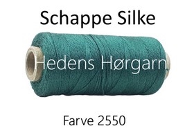 Schappe- Seide 120/2x4 farve 2550 mørk grøn